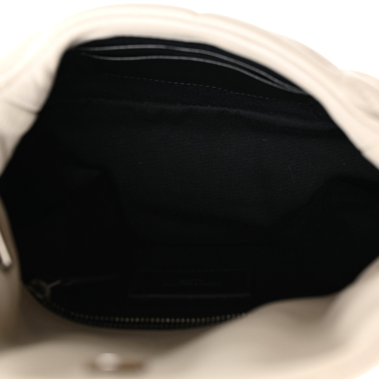 Saint Laurent Lambskin Quilted Toy Loulou Puffer Monogram Chain Satchel Crema Soft 5 of 10
