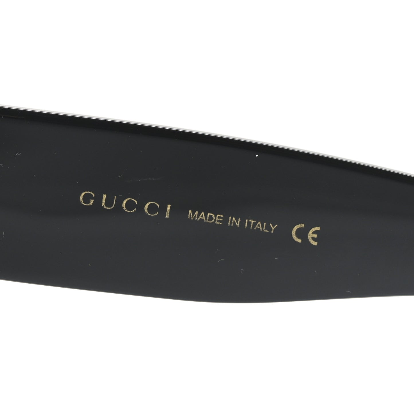 Acetate Pearl Rectangular Frame Sunglasses GG0234S Black Orange