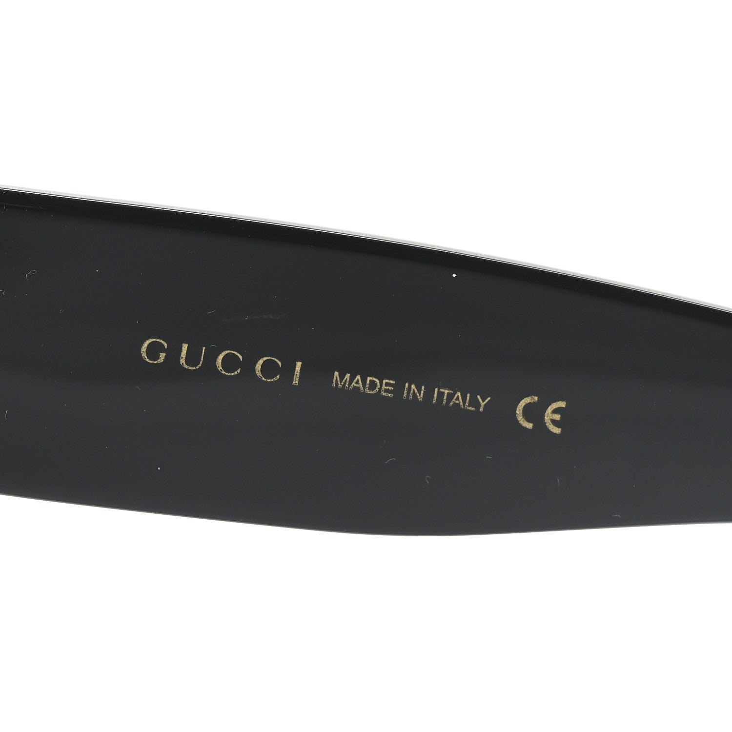 Gucci Acetate Pearl Rectangular Frame Sunglasses GG0234S Black Orange 5 of 6