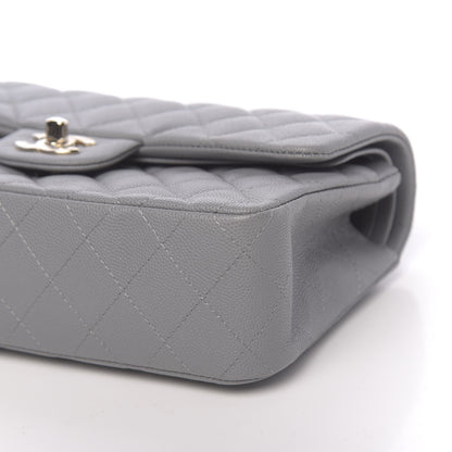 Chanel Caviar Quilted Small Double Flap Grey 9 of 11