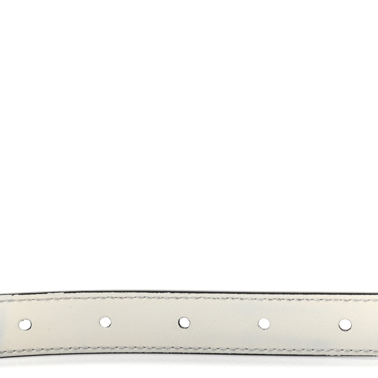 Gucci Calfskin Double G 20mm Belt 75 30 Mystic White 4 of 7
