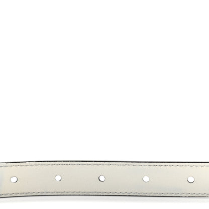 Gucci Calfskin Double G 20mm Belt 75 30 Mystic White 4 of 7