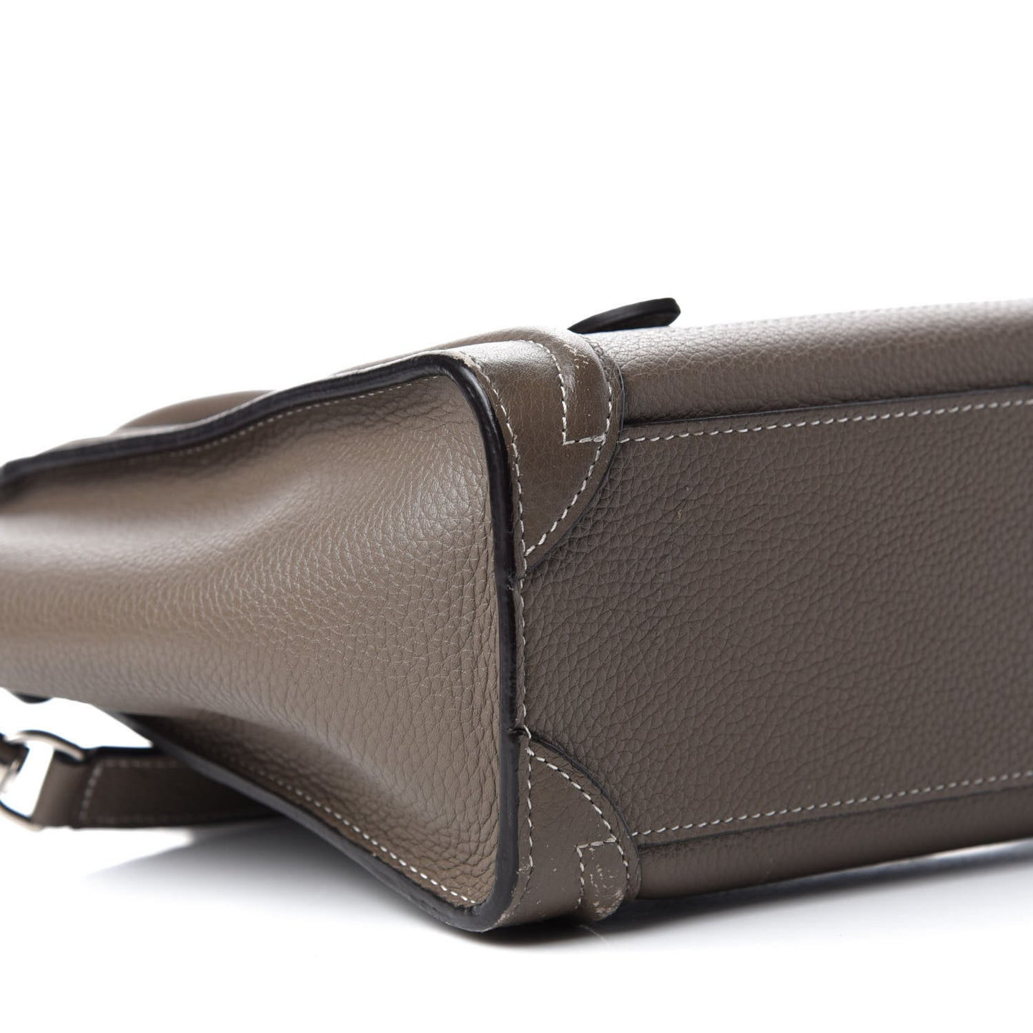 Drummed Calfskin Nano Luggage Souris