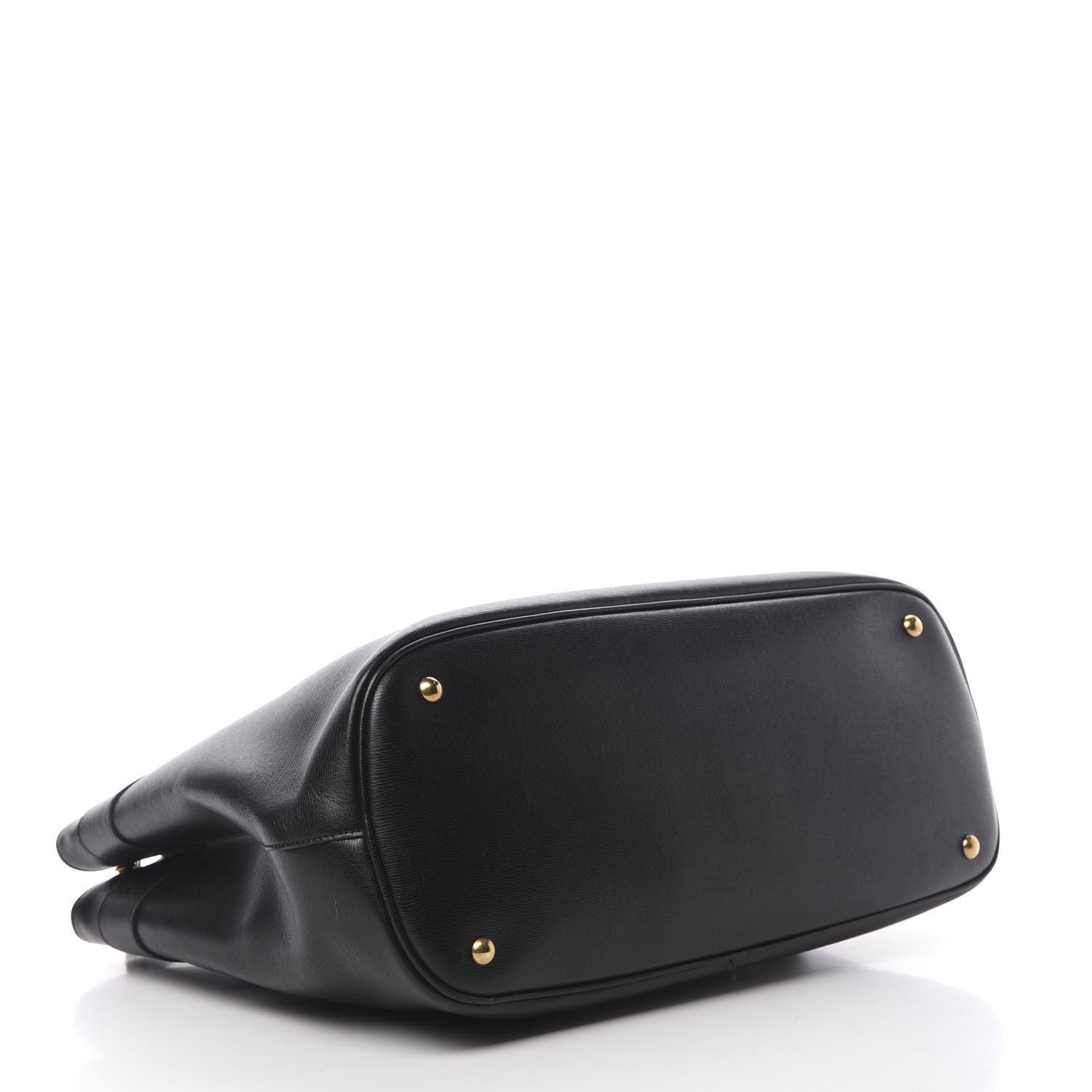 Gucci Textured Calfskin Large Bright Bit Tote Black 4 of 14