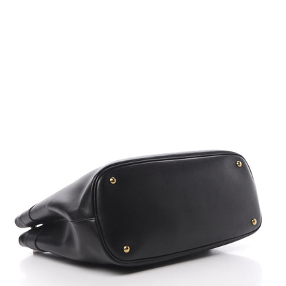 Gucci Textured Calfskin Large Bright Bit Tote Black 4 of 14