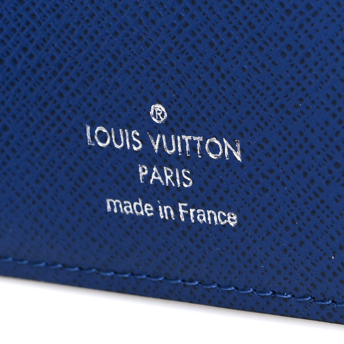Louis Vuitton Taigarama Brazza Wallet NM Cobalt 6 of 6