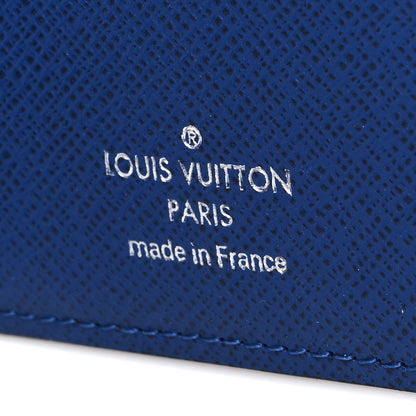 Louis Vuitton Taigarama Brazza Wallet NM Cobalt 6 of 6