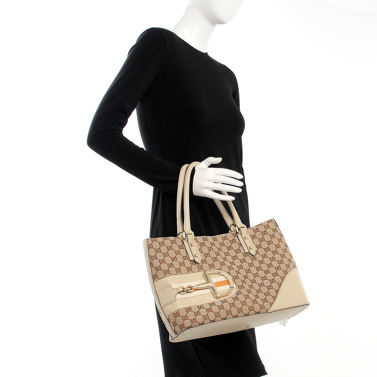 Monogram Medium Hasler Tote Off White