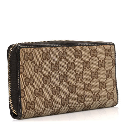 Gucci Monogram Mayfair Zip Around Wallet Dark Brown 3 of 7
