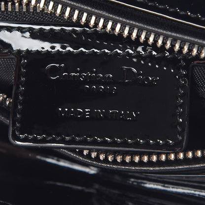 Christian Dior Patent Cannage Medium Lady Dior Black 6 of 7