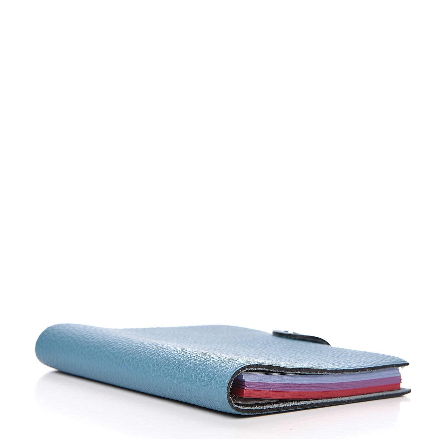 Hermes Taurillon Clemence Ulysse PM Notebook Cover Blue Jean 4 of 7