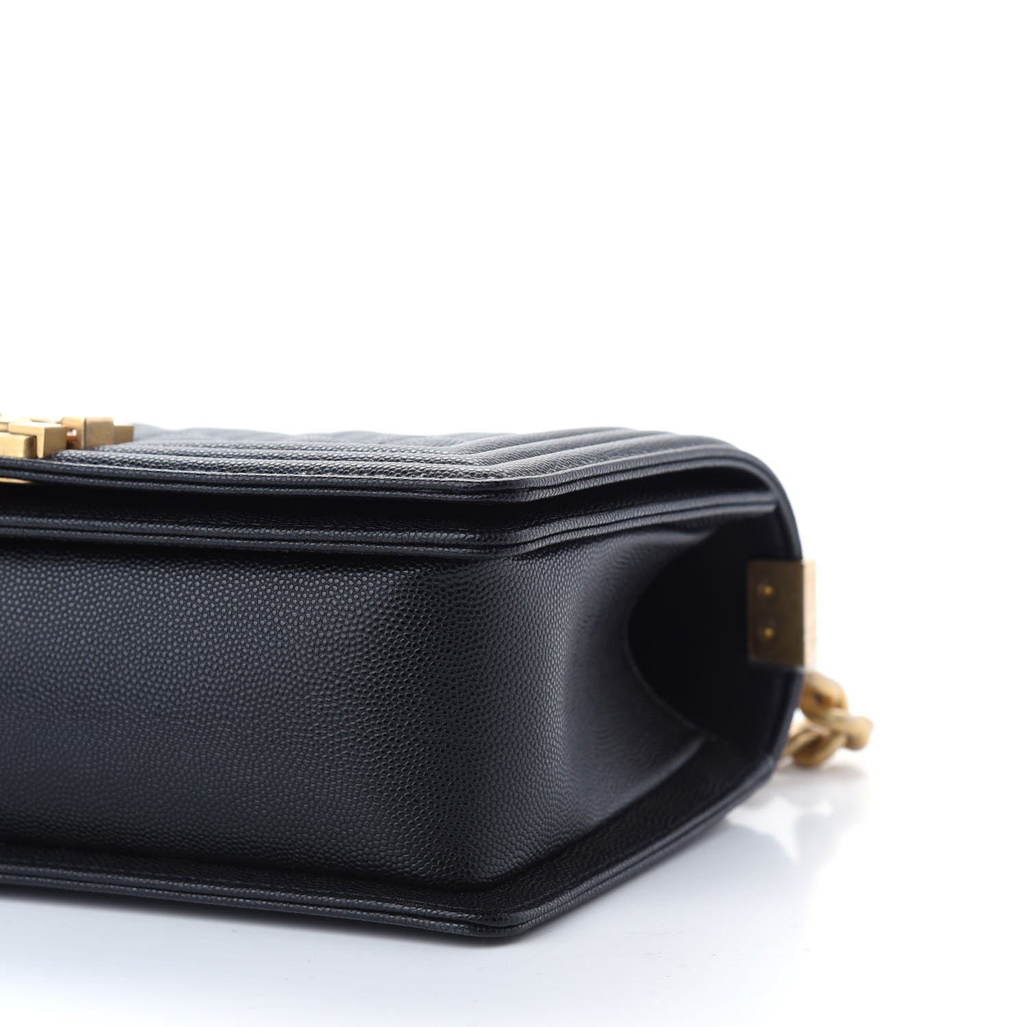 Chanel Caviar Quilted Medium Boy Flap Black 9 of 9