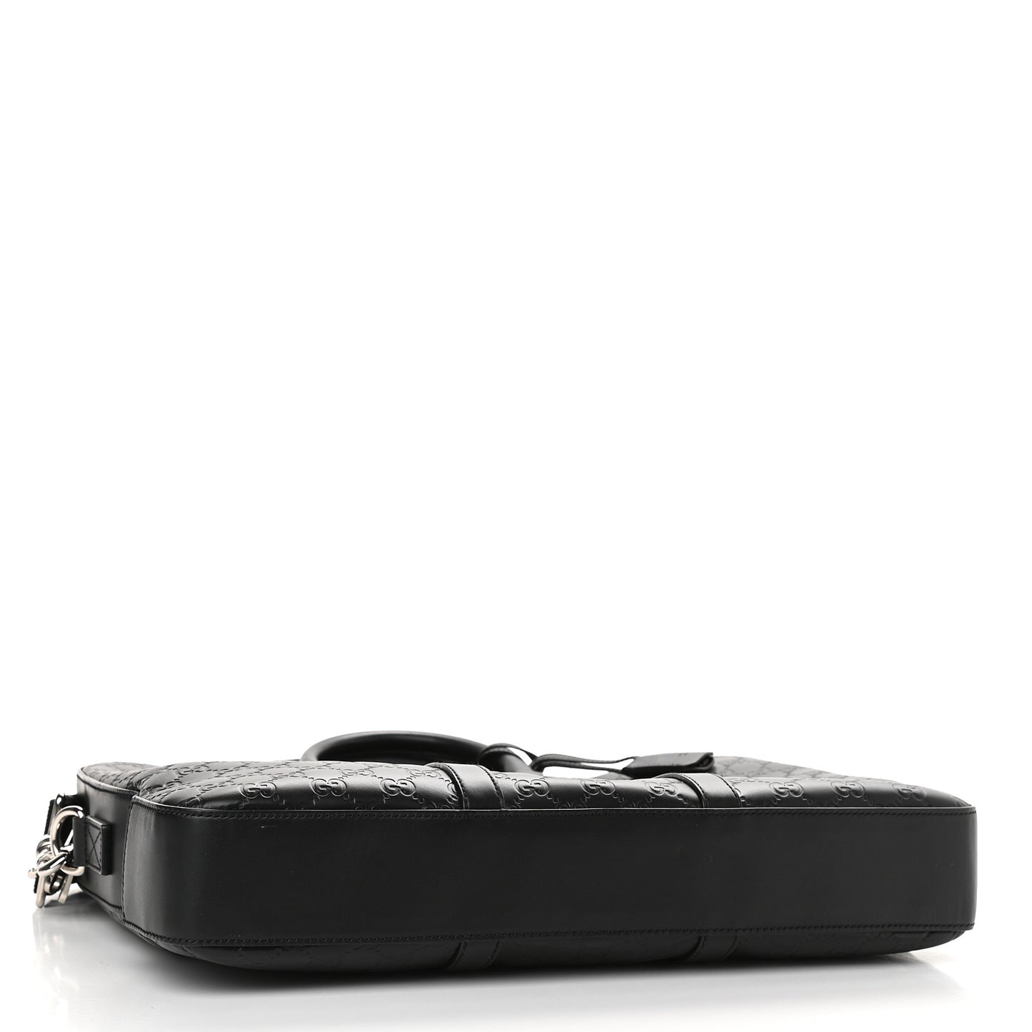 Guccissima Signature Briefcase Black
