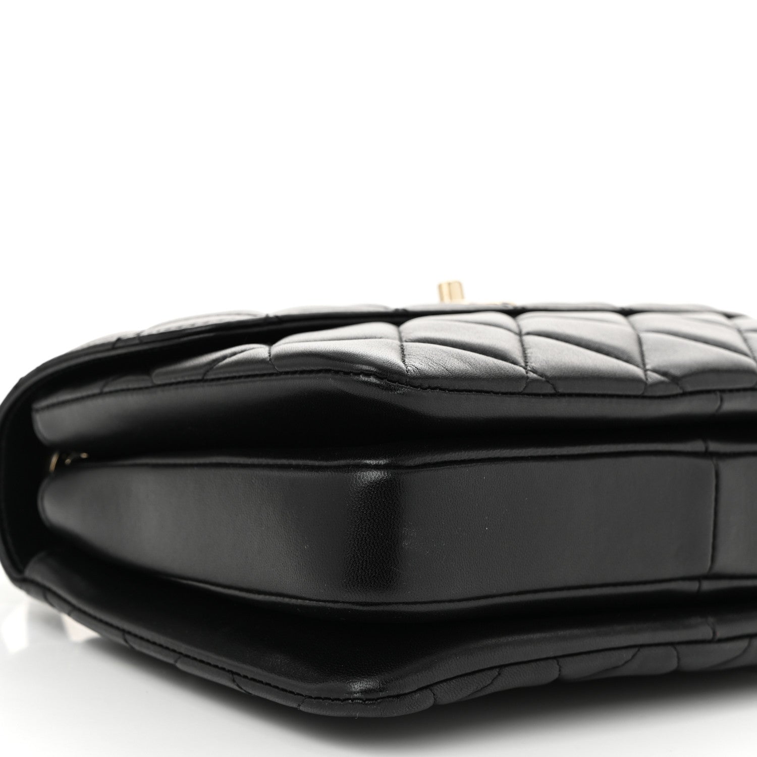 Chanel Lambskin Quilted Small Trendy CC Dual Handle Flap Bag Black 9 of 10