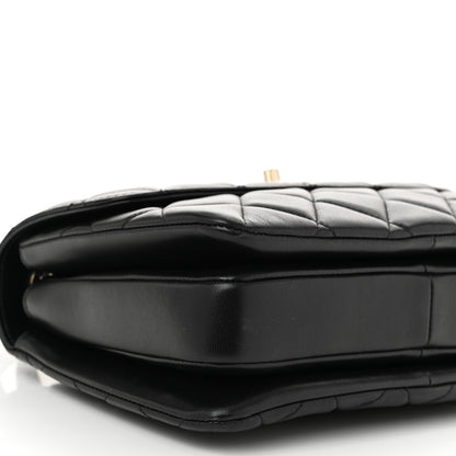 Chanel Lambskin Quilted Small Trendy CC Dual Handle Flap Bag Black 9 of 10