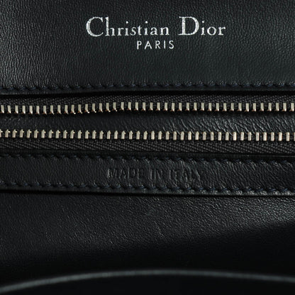 Christian Dior Metallic Patent Micro-Cannage Medium Diorama Flap Bag Silver 7 of 8