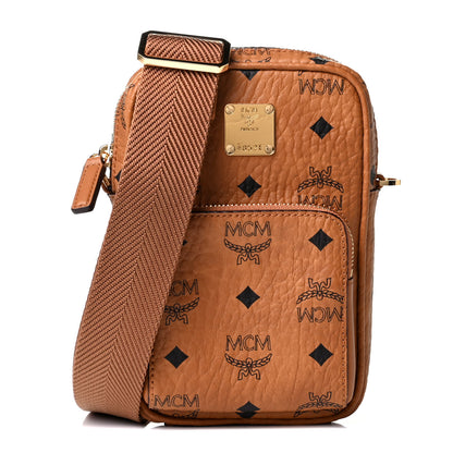 MCM Visetos Crossbody Bag Cognac 1 of 4