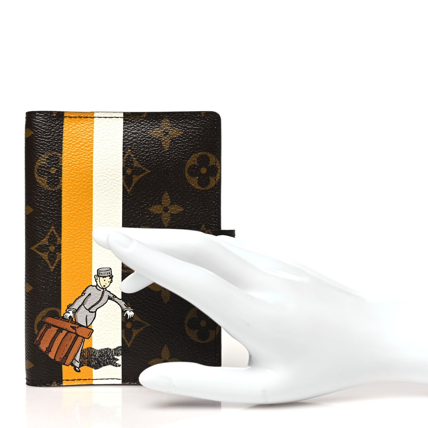 Monogram Groom Small Ring Agenda Cover Yellow
