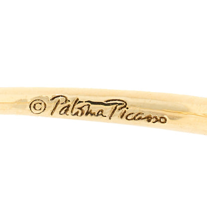 Tiffany 18K Yellow Gold Mini Paloma's Graffiti Love Ring 54 7 5 of 6