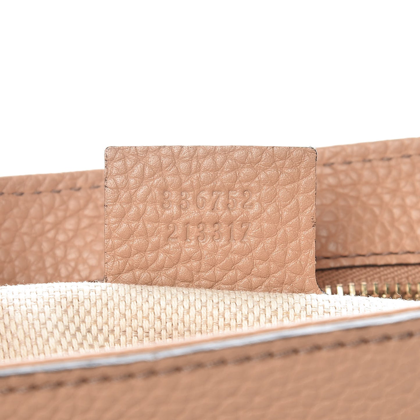 Pebbled Calfskin Medium Soho Flap Crossbody Camelia