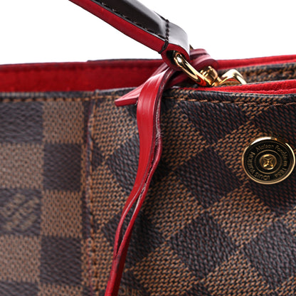 Louis Vuitton Damier Ebene Caissa Hobo Cherry 16 of 16