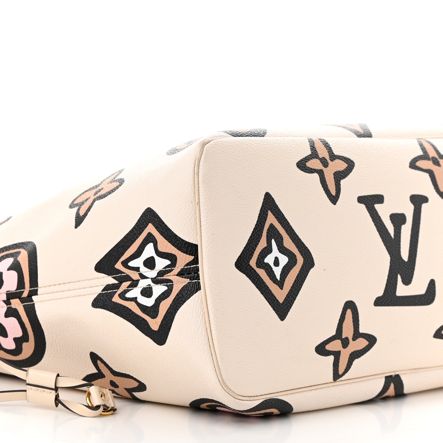 Louis Vuitton Monogram Giant Wild At Heart Neverfull MM Creme 8 of 14