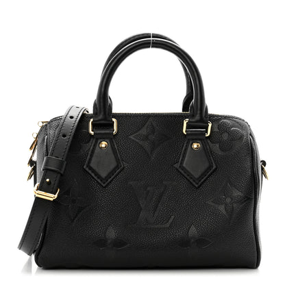 Louis Vuitton Empreinte Monogram Giant Speedy Bandouliere 20 Black 1 of 9