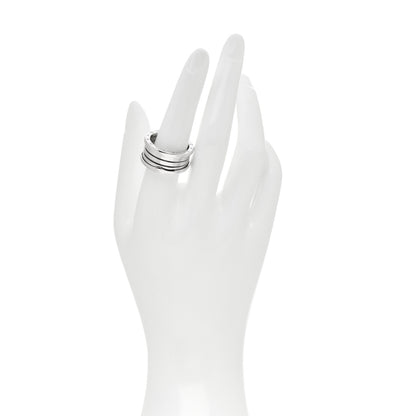 Bulgari 18K White Gold B.Zero1 Four-Band Ring 58 8.5 2 of 6