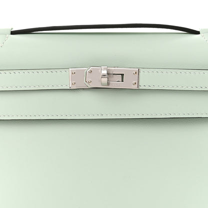 Hermes Swift Kelly Pochette Clutch Vert Peppermint 7 of 10