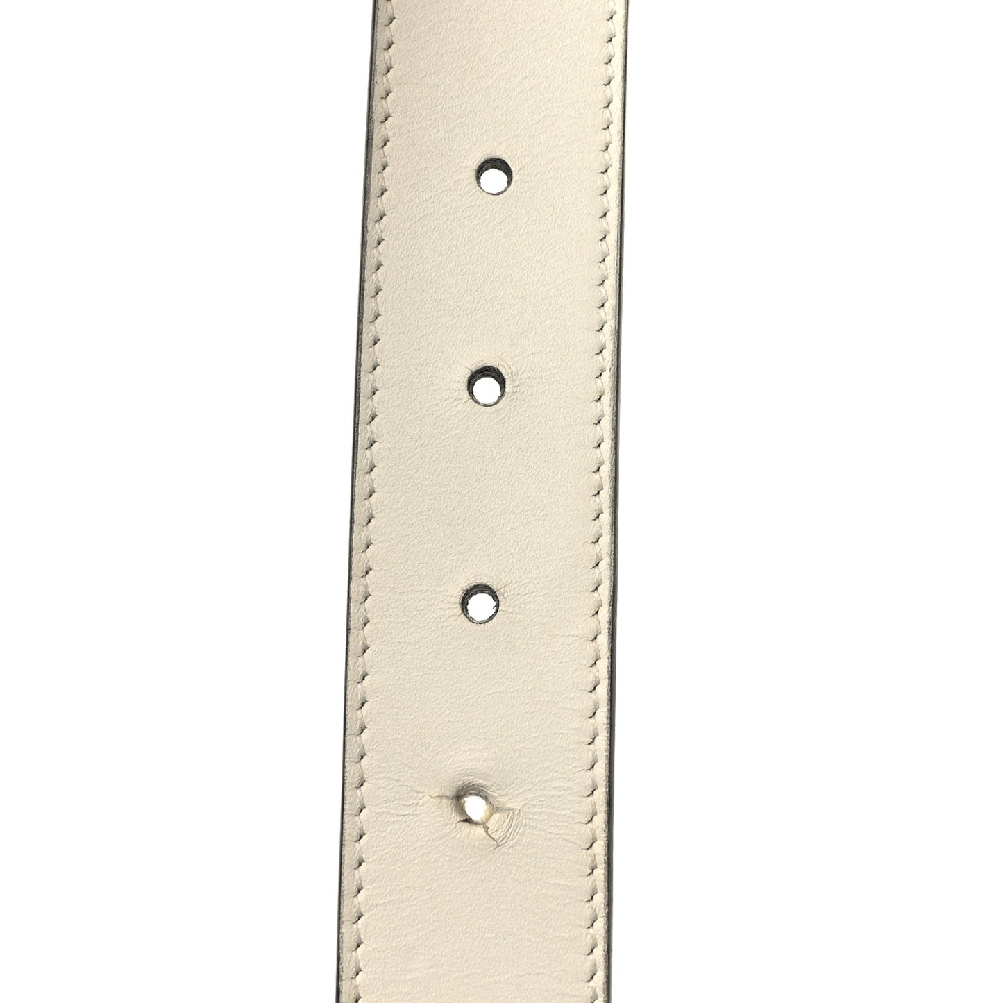 Calfskin Trapuntata Zumi 30mm Belt 90/36 White