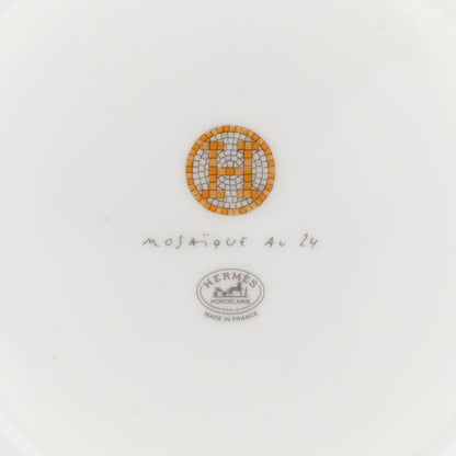 Hermes Porcelain Mosaique au 24 Dessert Plate 8.3 4 of 6