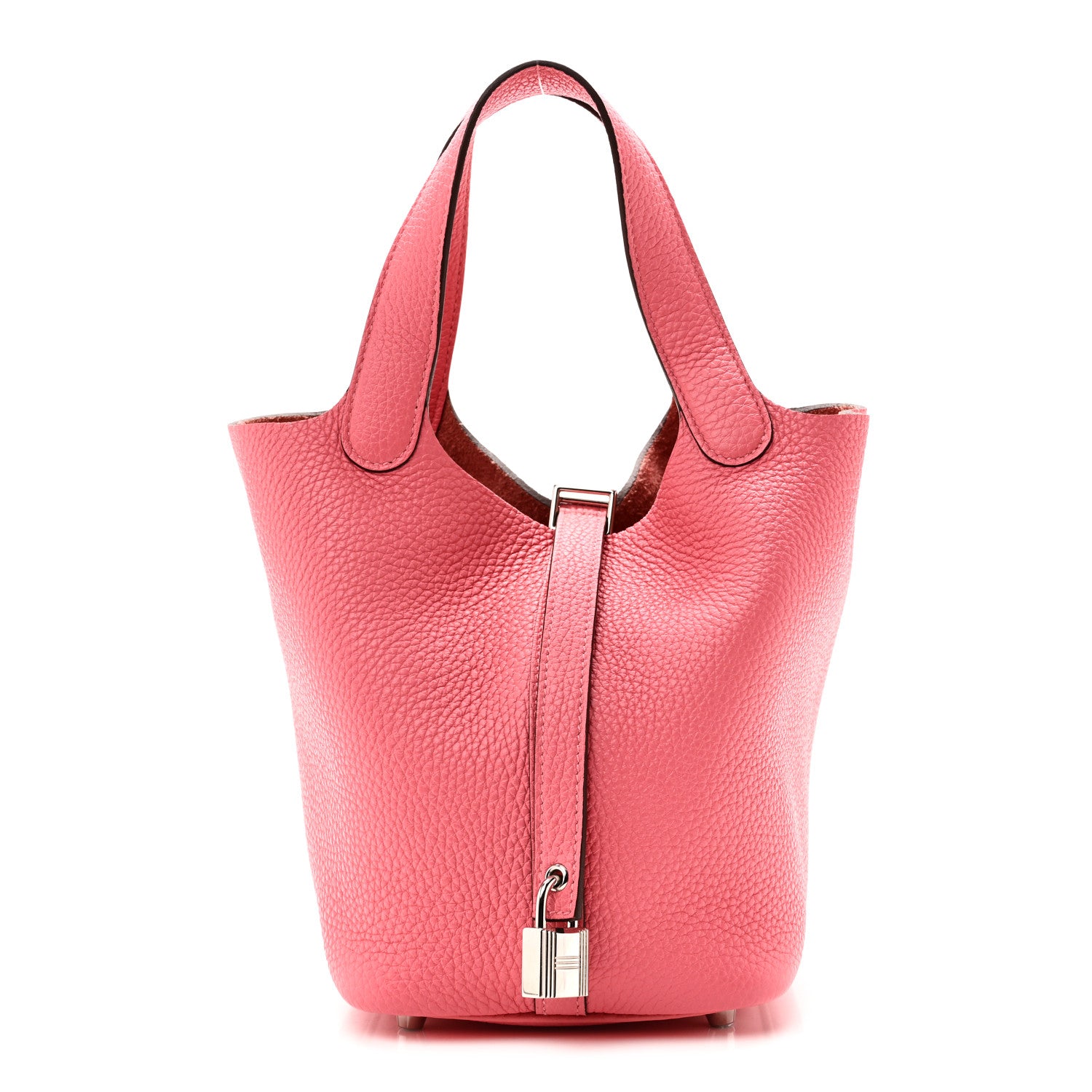 Hermes Taurillon Clemence Picotin Lock 18 PM Rose Azalee 1 of 11