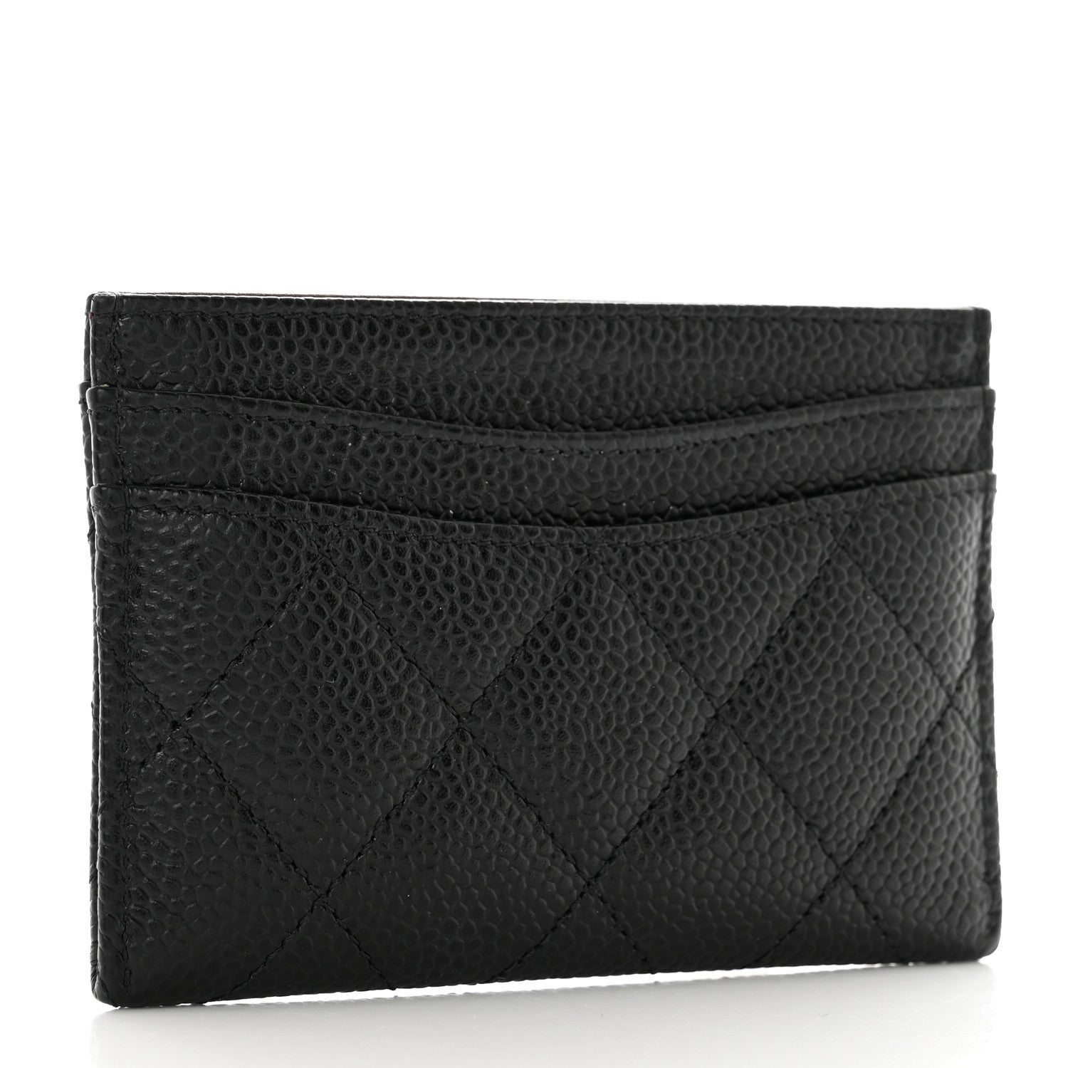 Chanel Caviar Quilted Card Holder Black 3 of 8