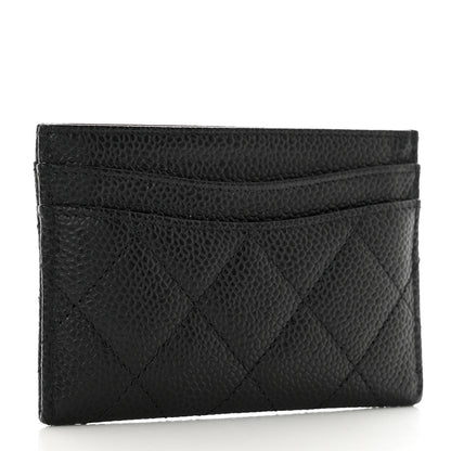 Chanel Caviar Quilted Card Holder Black 3 of 8