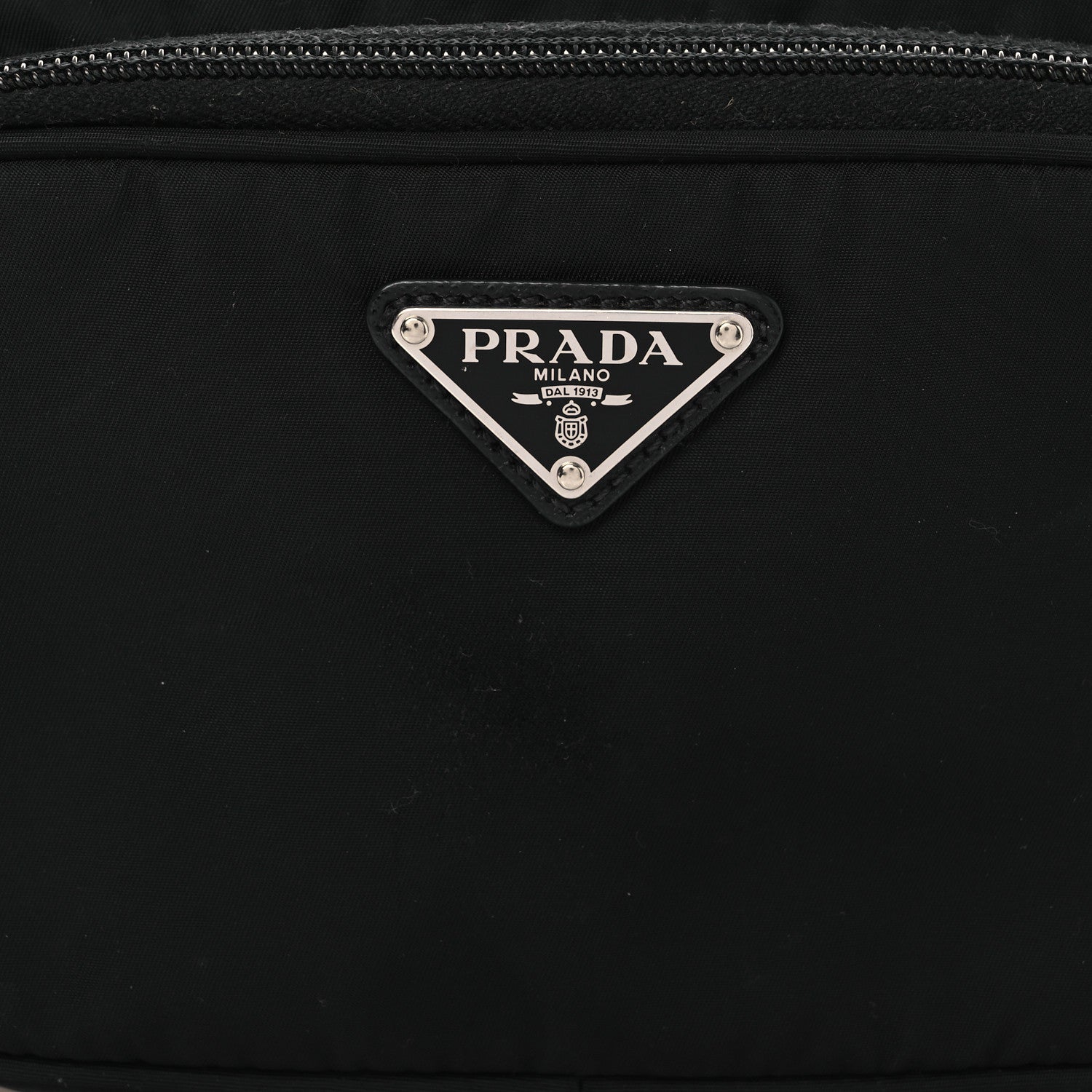 Prada Tessuto Nylon Belt Bag Black 8 of 12