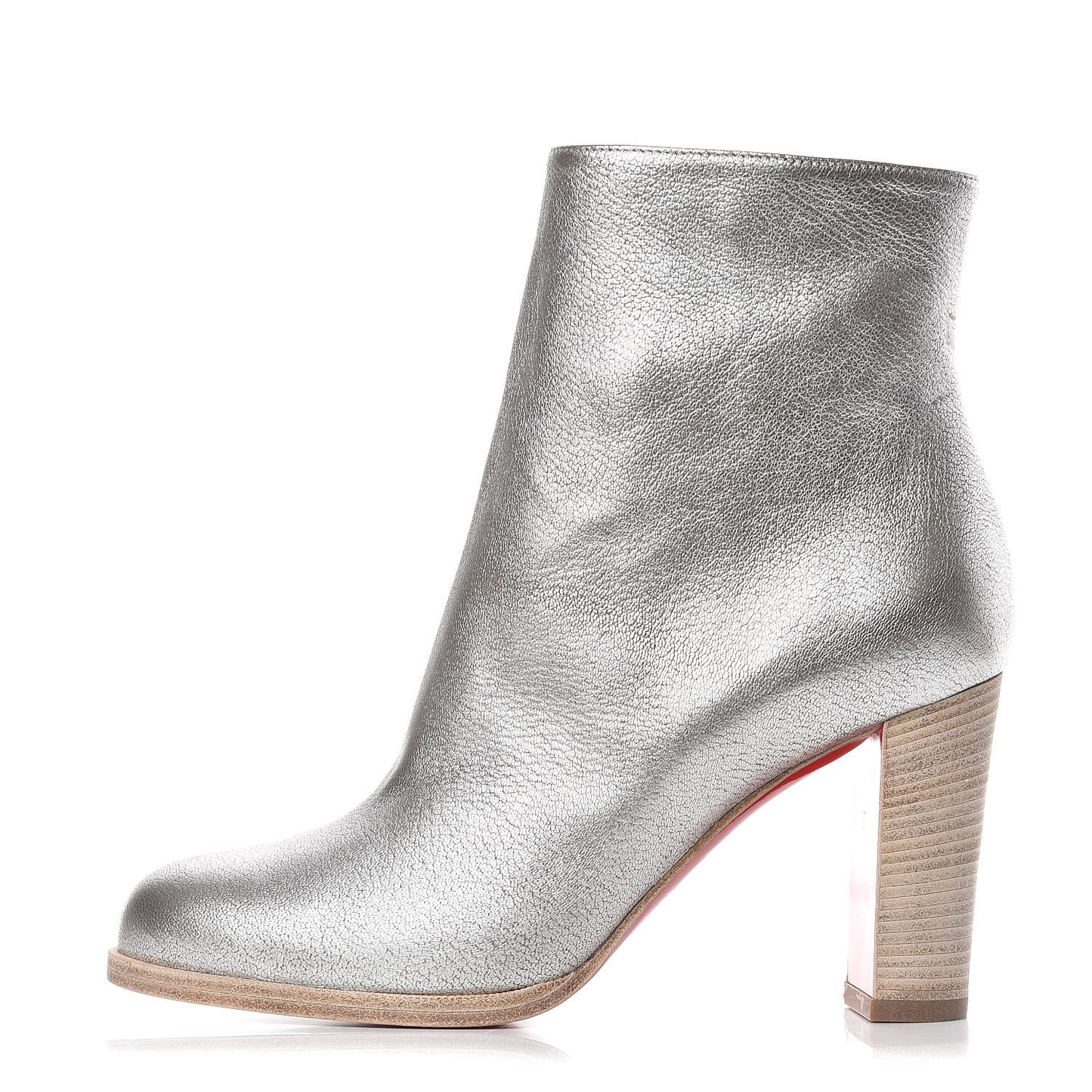 Kid Lame Washed Adox 85 Ankle Boots 36 Roche Grezzo Saponat