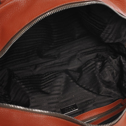 Prada Vitello Daino Bauletto Bowler Rame 10 of 10