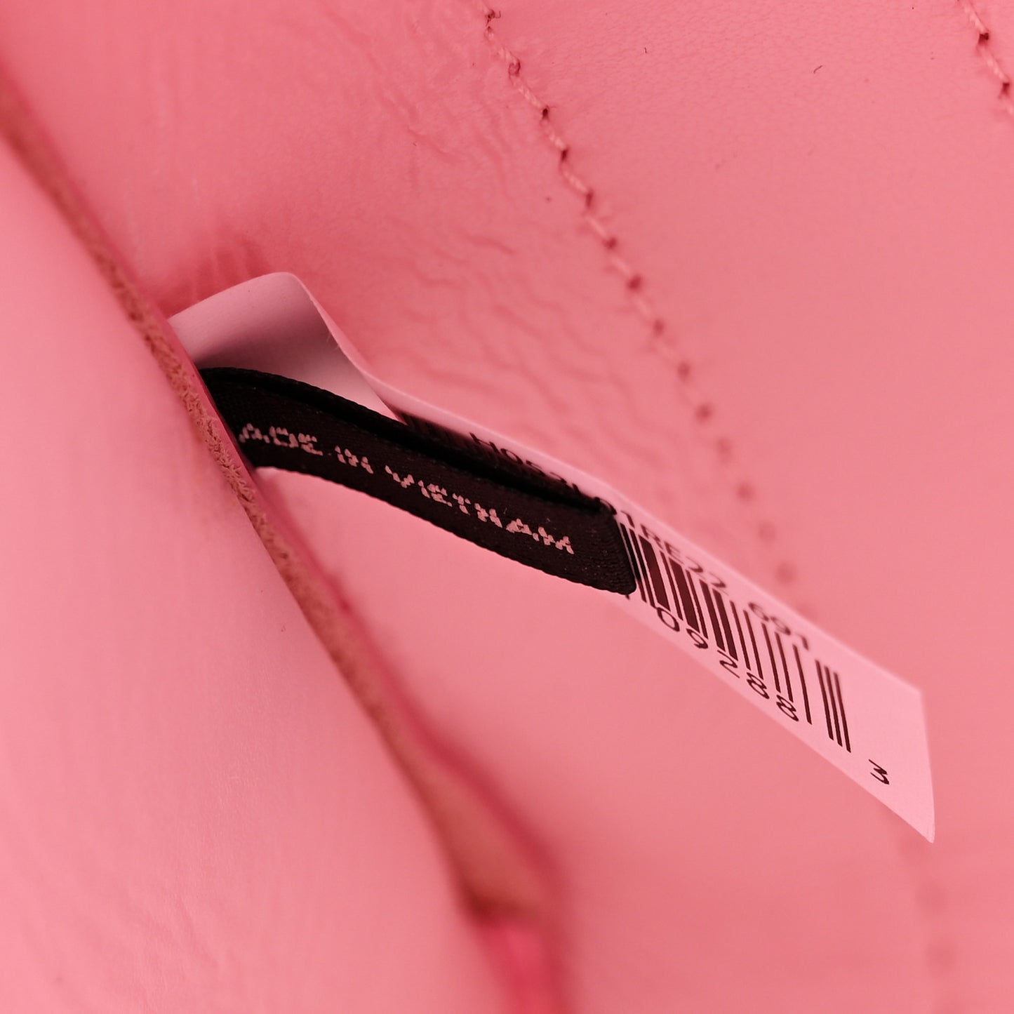 Grained Calfskin Micro The Tote Bag Fluro Candy
