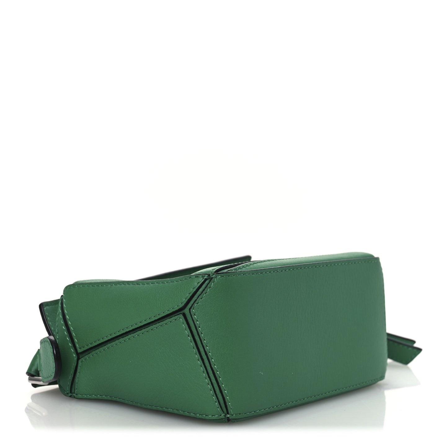 Calfskin Mini Puzzle Bag Jungle Green