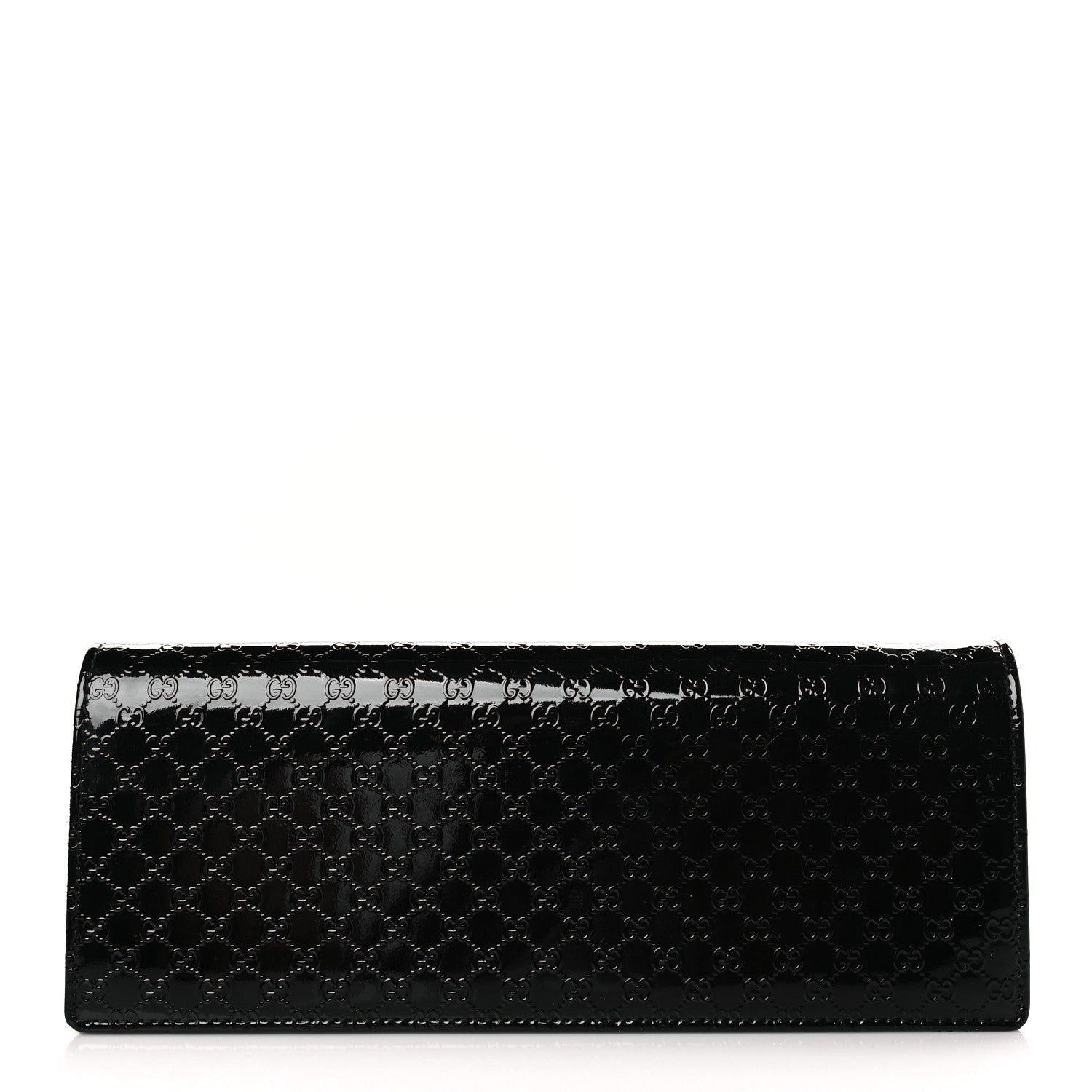 Gucci Patent Microguccissima Small Broadway Clutch Black 1 of 9