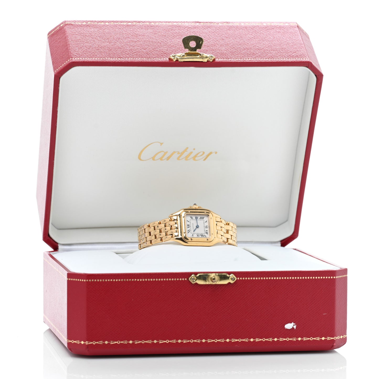 18K Yellow Gold 22mm Panthere Quartz Watch