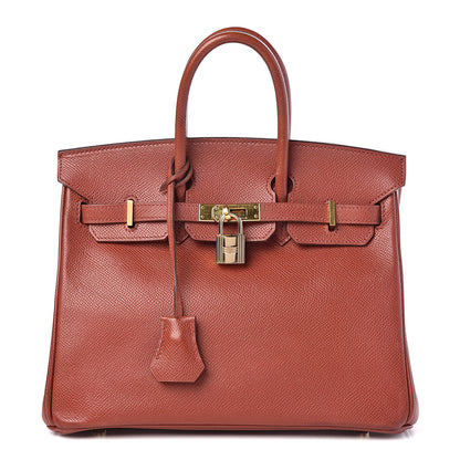 Hermes Epsom Birkin 25 Sienne 1 of 17