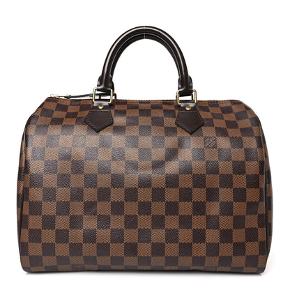 Louis Vuitton Damier Ebene Speedy 30 1 of 10