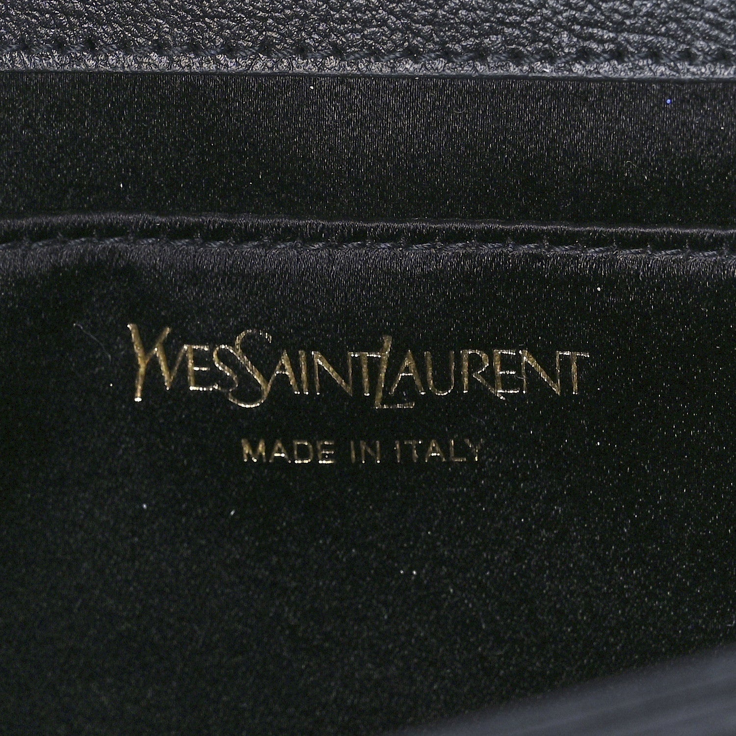 Saint Laurent Calfskin Monogram Large Belle De Jour Clutch Black 6 of 10