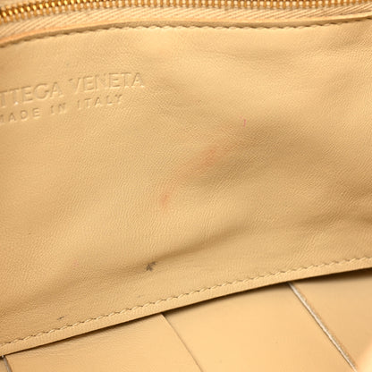 Bottega Veneta Grained Calfskin Maxi Intrecciato Cassette Crossbody Bag Porridge 9 of 13