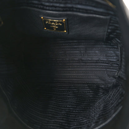 Prada Vitello Daino Shopping Tote Black 5 of 12