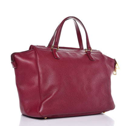 Gucci Cellarius Calfskin Medium 1973 Top Handle Satchel Cherry Gloss 3 of 7