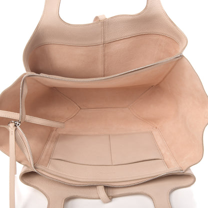 Celine Baby Grained Calfskin Small Tri-Fold Bag Powder 4 of 16