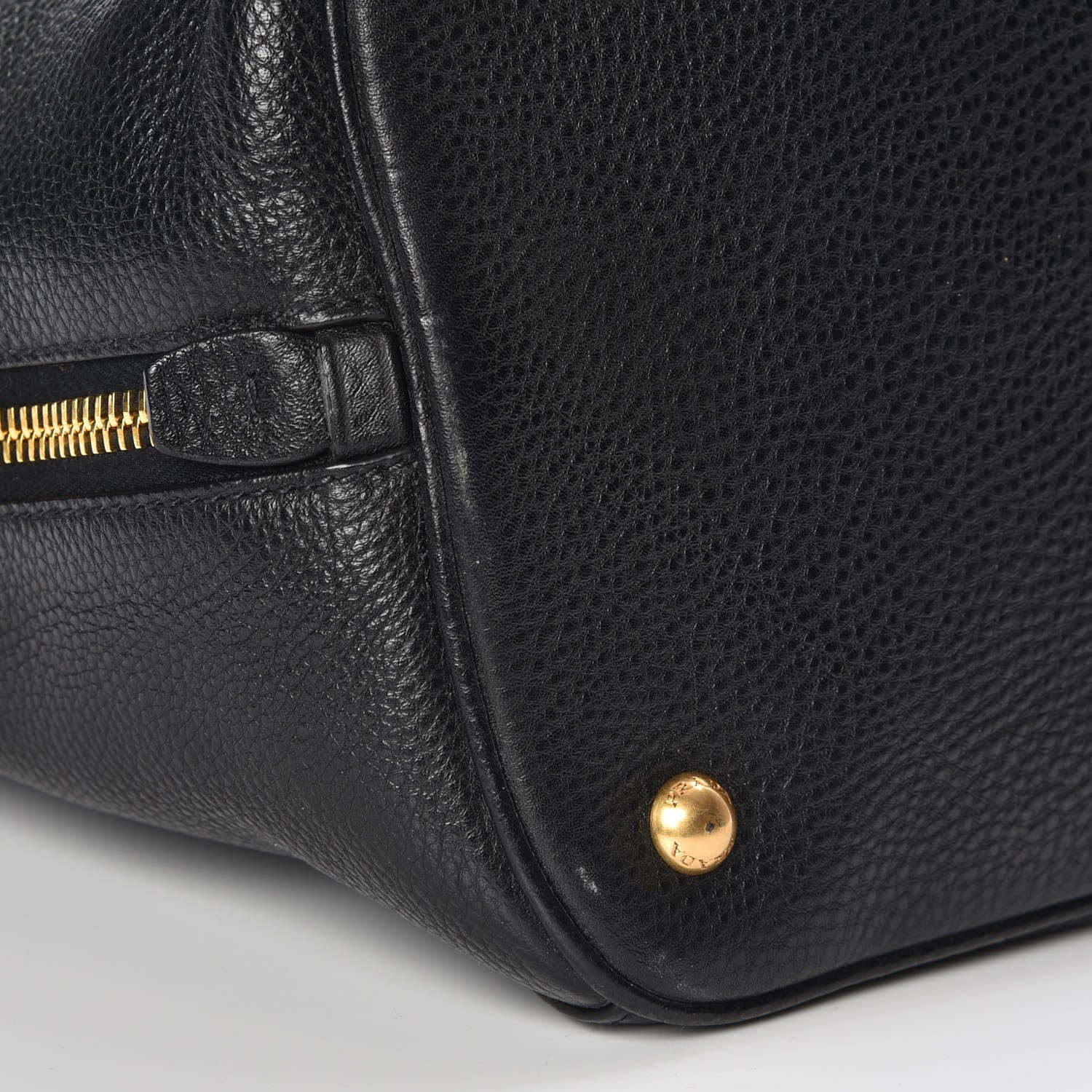 Prada Vitello Daino Tote Nero Black 10 of 11