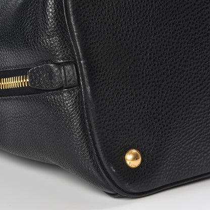 Prada Vitello Daino Tote Nero Black 10 of 11